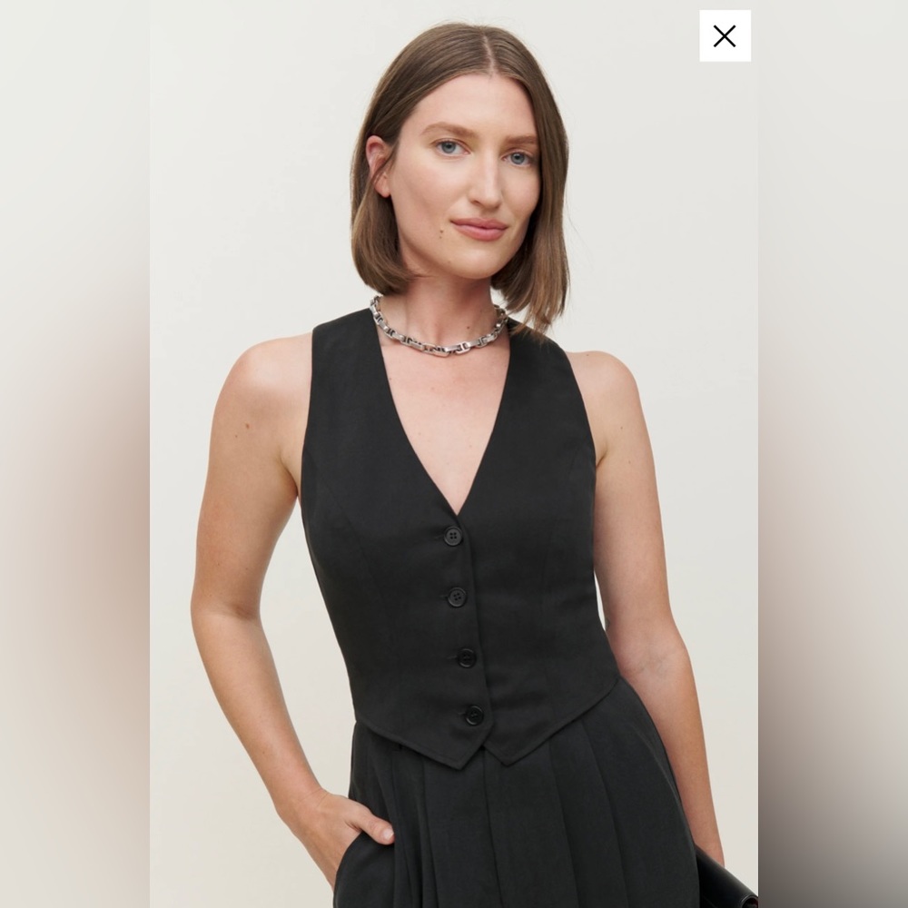 COPY - COPY - Reformation Devin Twill Vest